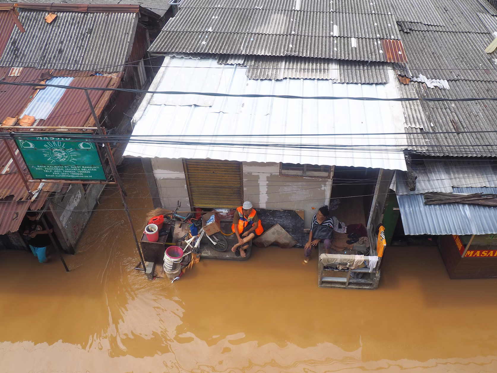 Situasi banjir di permukiman
